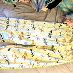 White Coca Cola pants